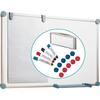 Whiteboard, complete set H 900 x B 1200mm